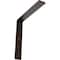 Ekena Millwork Hamilton Steel Bracket, Antiqued Bronze 2"W x 12"D x 12"H BKTM02X12X12HAABZ - alternate 1